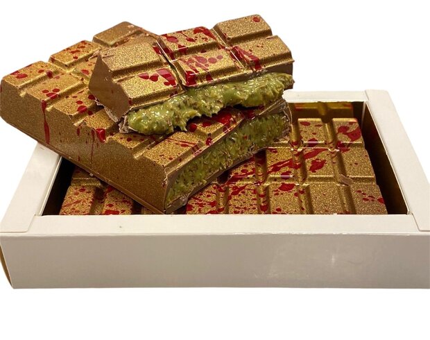 Exlusive Dubai Pistache GOLD&amp;-red Edition Special